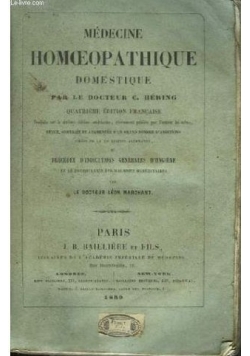Medecine Homoepathique,1860r.
