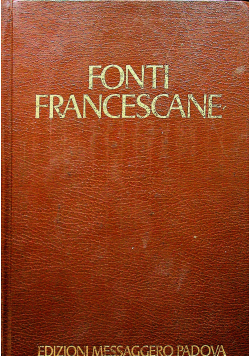 Fonti Francescane
