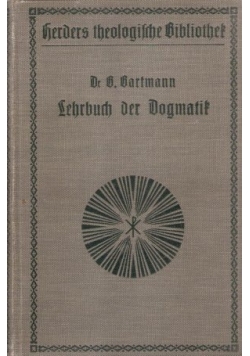 Lehrbuch der Dogmatif, 1923 r.