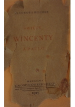 Św.Wincentego A Paulo ,1927r.