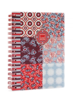 Kołonotatnik A6 Floral quilt