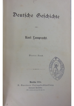Deutsche Geschichte, 1894r.