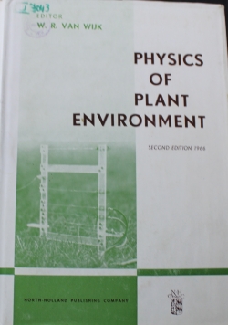 Physics of plant environment