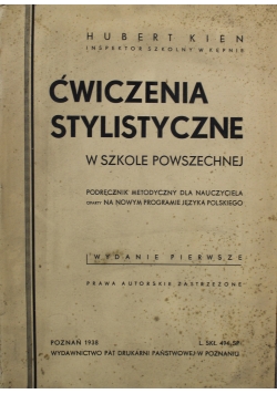 Ćwiczenia stylistyczne 1938 r