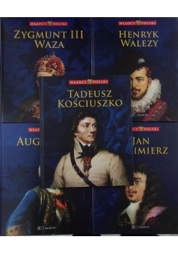 Władcy Polski zestaw 5 książek