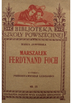 Marszałek Ferdynand Foch Nr 35 1933 r
