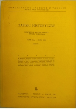 Zapiski historyczne, Tom XLV