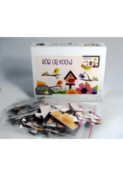 Puzzle. Ptaszki. Bóg cię kocha