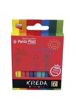 Kreda B3 Kwadratowa 6 szt. kolorowa
