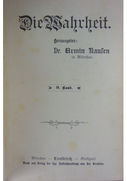 Die Wahrheit, ok. 1900 r.