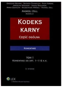 Kodeks Karny część ogólna tom 1