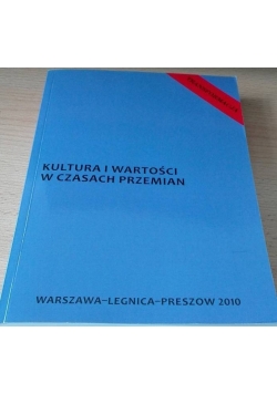Kultura i wartości w czasach przemian
