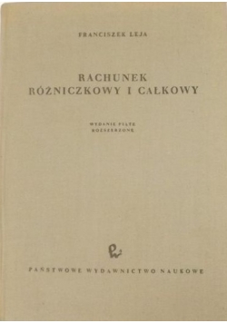 Rachunek różniczkowy i całkowy tom II