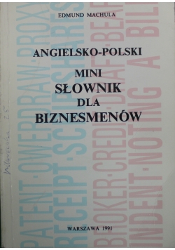 Angielsko - polski mini słownik dla biznesmenów