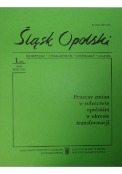 Śląsk Opolski ,Nr 1 (48)