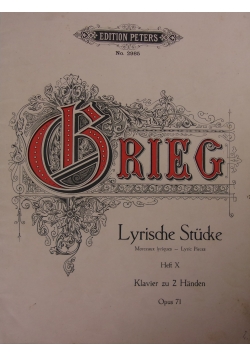 Grieg, heft X