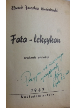 Foto leksykon, 1947 r.