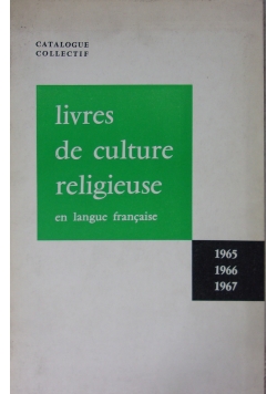 Livres de culture religieuse