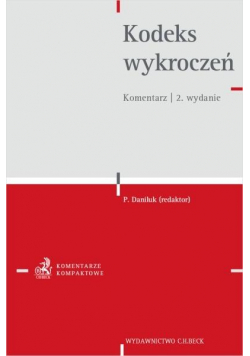 Kodeks wykroczeń. Komentarz