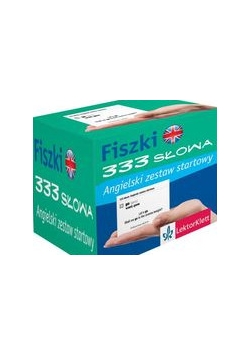 Fiszki 333 słowa Angielski zestaw startowy, nowe