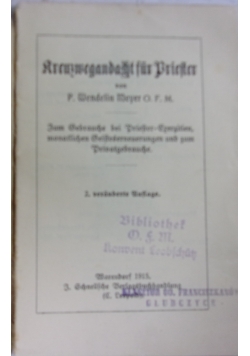 Kreuzwegandacht fur Briefter