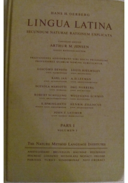 Lingua Latina Secundum Naturae Rationem Explicata Volume 1