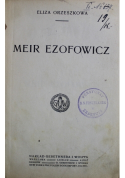 Meir Ezofowicz 1913 r.