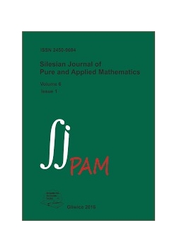Silesian Journal of Pure and Applied Mathematics.