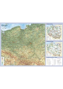 Polska. Mapa ścienna podręczna