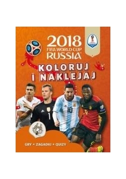 FIFA World Cup 2018 Russia Koloruj i naklejaj