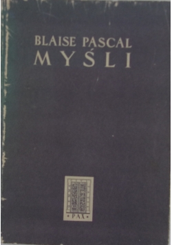 Blaise Pascal Myśli