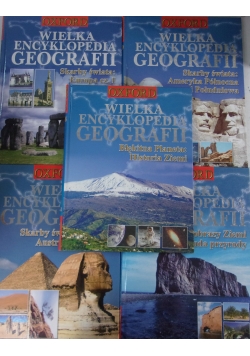 Wielka encyklopedia geografii. Zestaw 5 książek