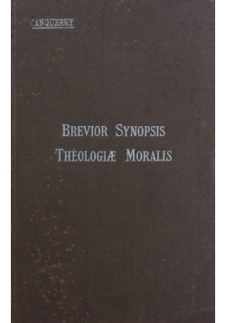 Brevior sunopsis theologiae moralis, 1924r.
