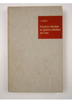L'analyse chimique et physico-chimique de L'eau