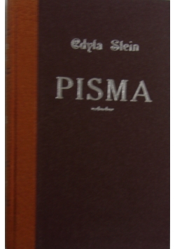 Edyta Stein Pisma, tom I