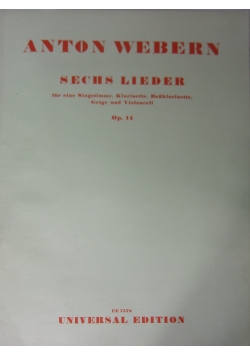 Sechs Leder ,Op.14