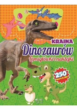 Łamigówki i naklejki. Kraina dinozaurów
