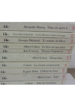 Collection Folio, 10 książek