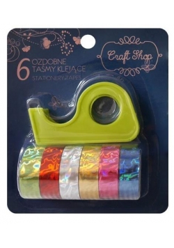 Ozdobne taśmy klejące CRAFT SHOP