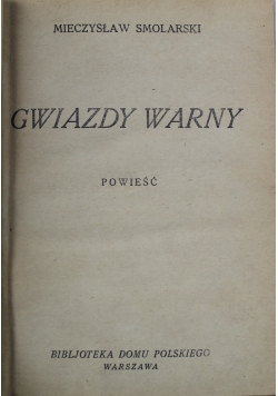 Gwiazdy Warny powieść 1950 r.