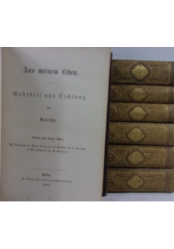 Aus meinem Leben, 7 tomów, ok.1870r.