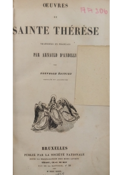 Oeuvres de Sainte Therese, 1839 r.