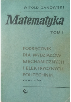 Matematyka Tom I