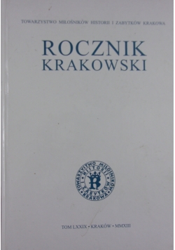Rocznik krakowski, LXXIX