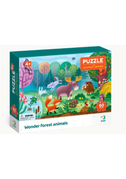 Puzzle 60 Zwierzęta leśne