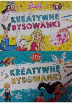 Kreatywne rysowanki, zestaw 2 książek