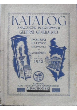 Katalog znaczków pocztowych Guberni Generalnej, 1942 r.