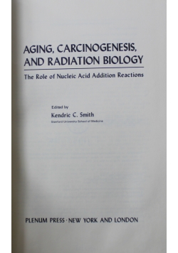 Aging Carcinogenesis and radiation biology