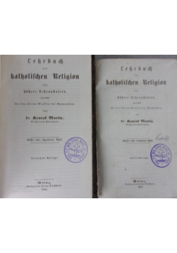 Lehrbuch der katholischen Religion. I-II Theil.