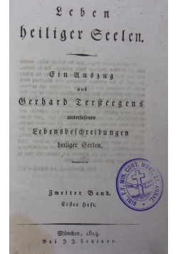 Leben heiliger Geelen, 1814 r.